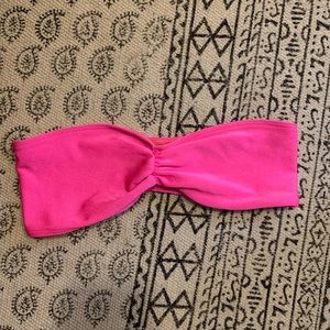 American Apparel neon pink bandeau